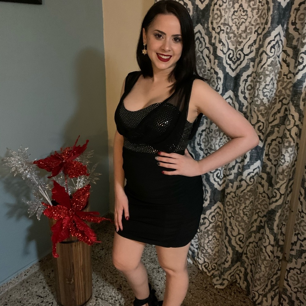 Charlotte Russe Black Dress with Sequins